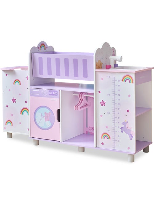 Nursery Poupée 6-en-1 en, 64cm, Violet - Kiabi