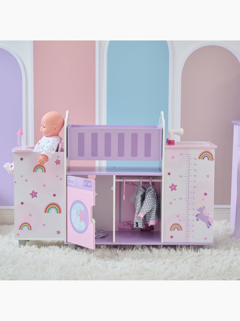 Nursery Poupée 6-en-1 en, 64cm, Violet Violet - Kiabi