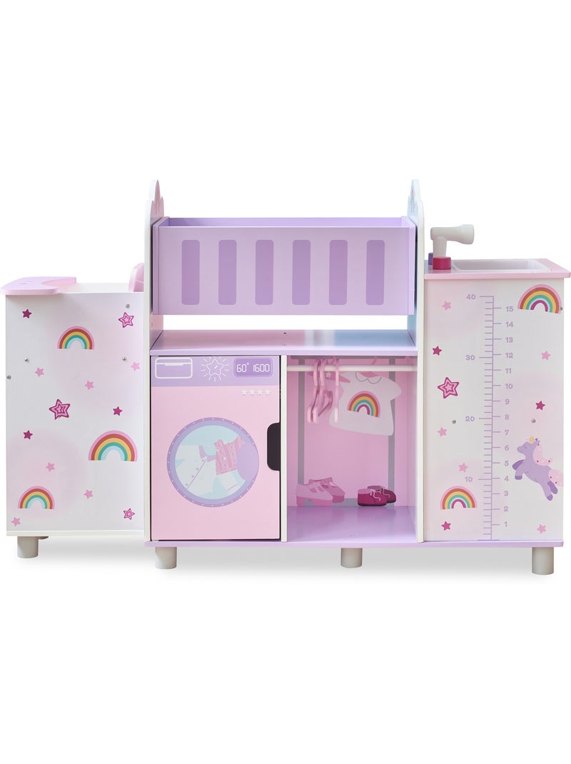 Nursery Poupée 6-en-1 en, 64cm, Violet Violet - Kiabi