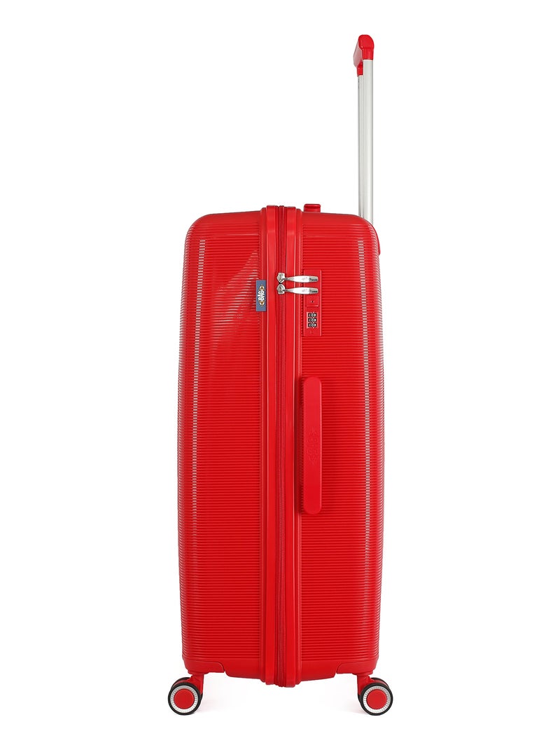 OBAGO  -  Lot de 2  -  Valise grand format et valise weekend ORION Rouge - Kiabi