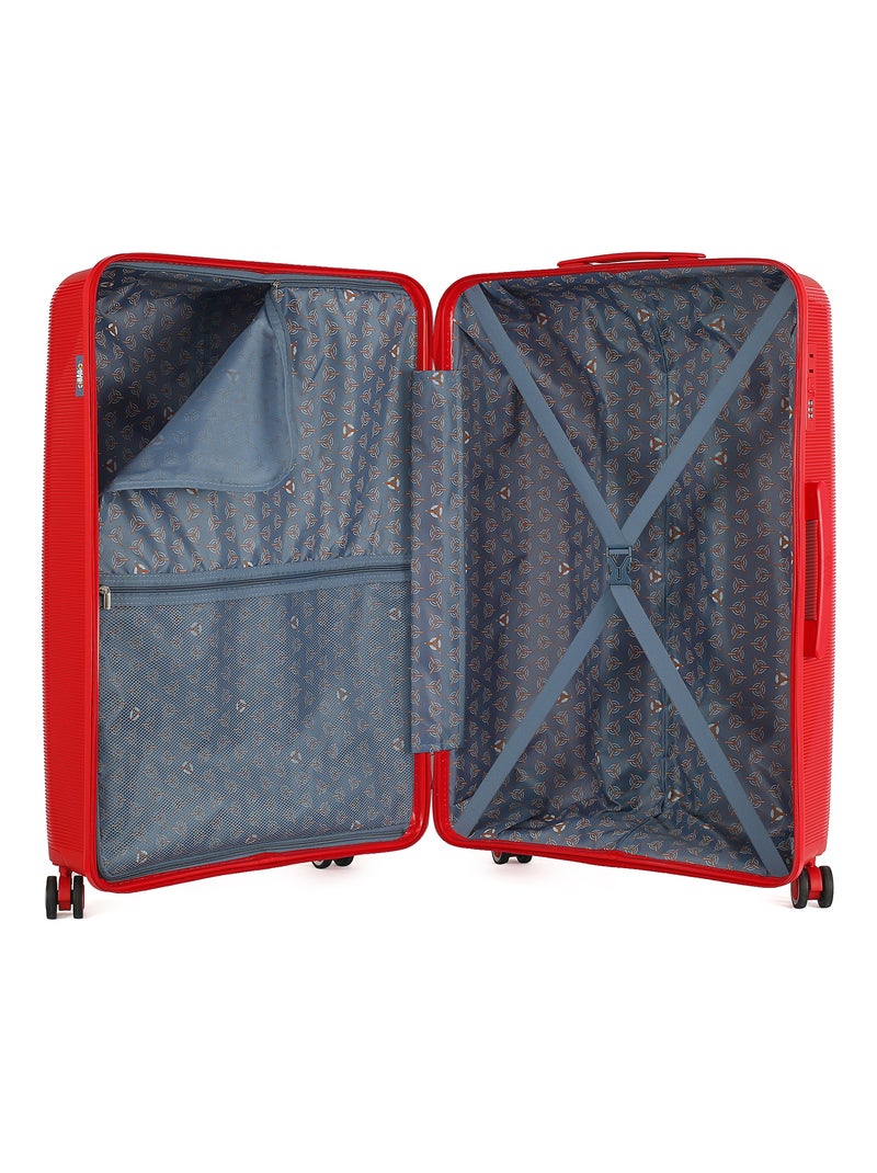 OBAGO  -  Lot de 2  -  Valise grand format et valise weekend ORION Rouge - Kiabi