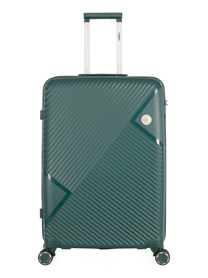 Valisette originale de voyage bébé, enfant bleue motif fleurs colorées