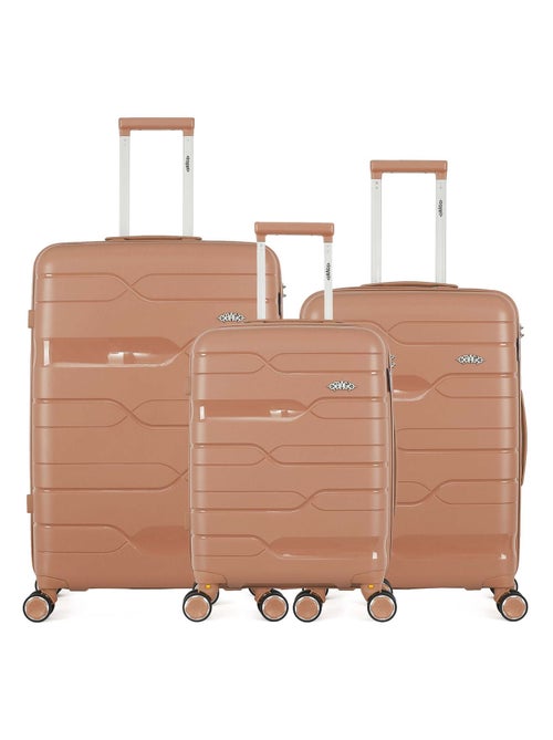 OBAGO  -  Lot de 3  -  Valise grand format , valise weekend et valise cabine PEGASE - Kiabi