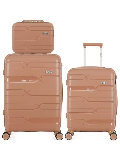 OBAGO  -  Lot de 3  -  Valise weekend , valise cabine et vanity PEGASE - Kiabi