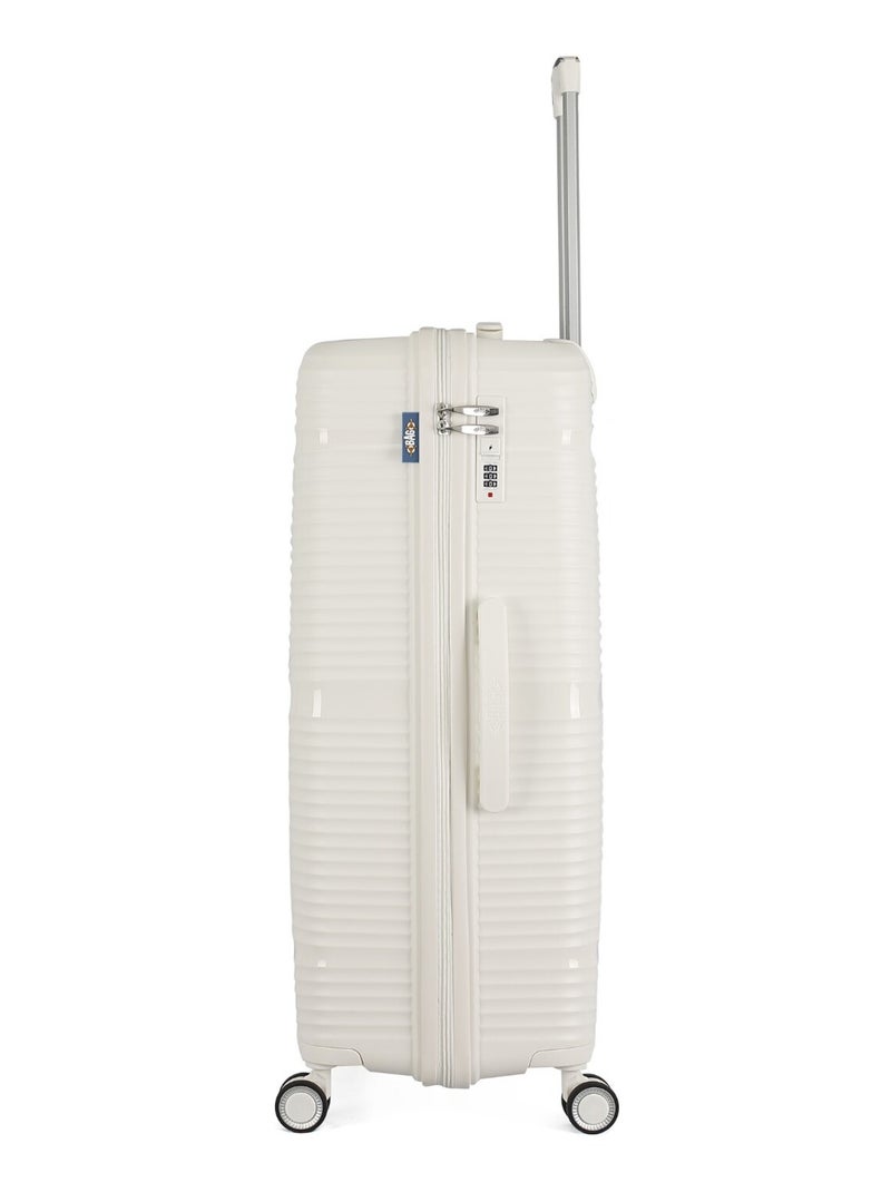 OBAGO - Set de 3 Valises CENTAURE 75 cm 4 Roues Blanc - Kiabi