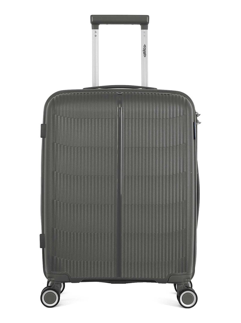 OBAGO - Valise Cabine ANDROMEDE 55 cm 4 Roues Gris foncé - Kiabi