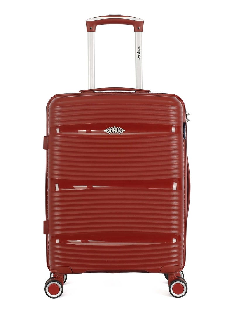 OBAGO - Valise Cabine CENTAURE 55 cm 4 Roues Bordeaux - Kiabi