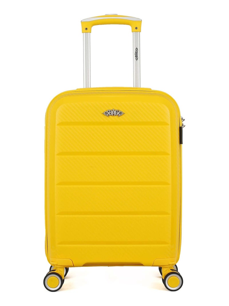 OBAGO - Valise Cabine XS PHENIX-E 51 cm 4 Roues Jaune poussin - Kiabi