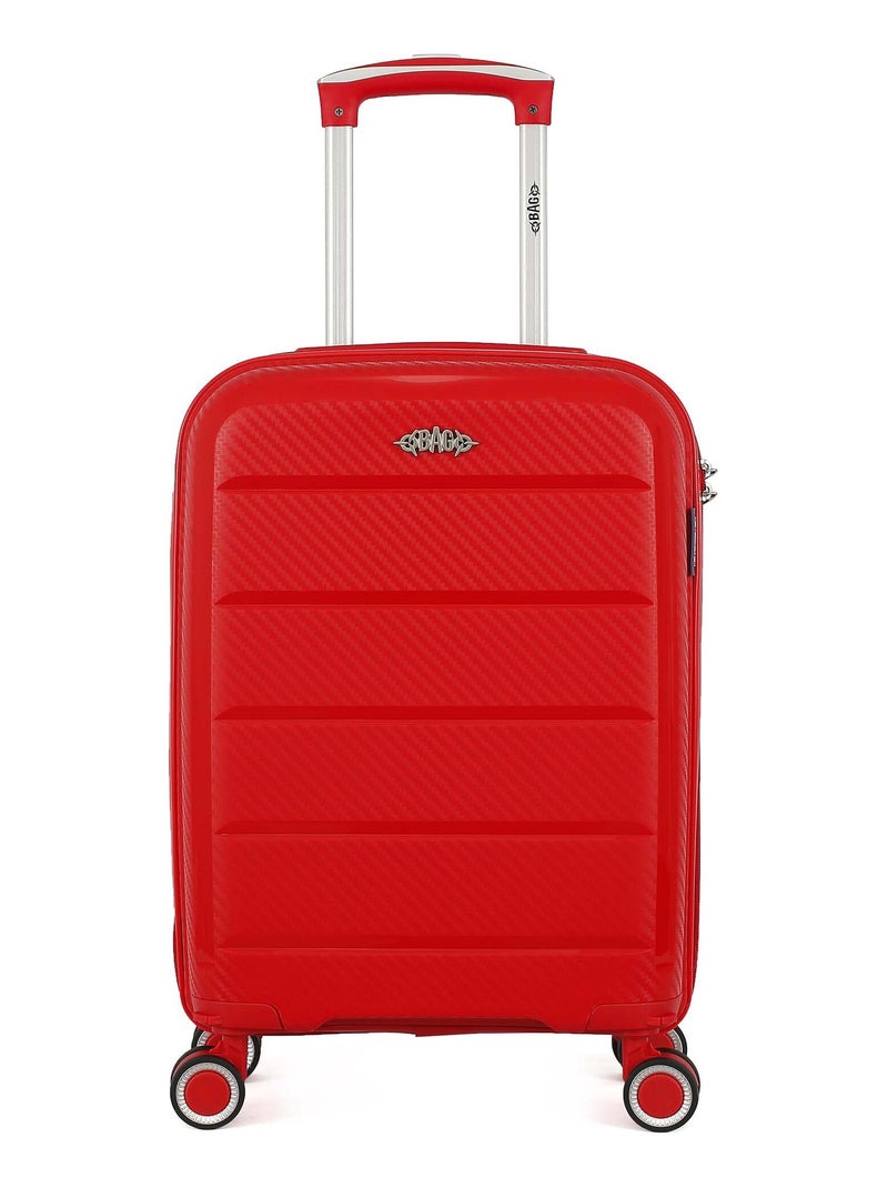 OBAGO - Valise Cabine XS PHENIX-E 51 cm 4 Roues Rouge - Kiabi