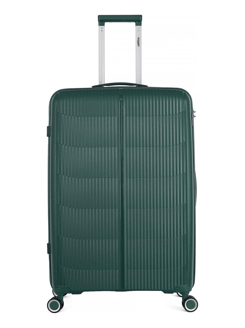 OBAGO - Valise Grand Format ANDROMEDE 75 cm 4 Roues Vert foncé - Kiabi