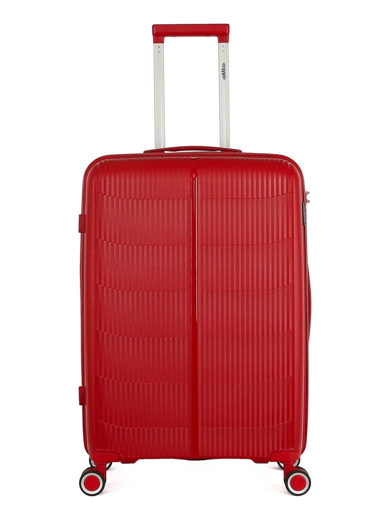 OBAGO - Valise Weekend ANDROMEDE 65 cm 4 Roues Rouge foncé - Kiabi