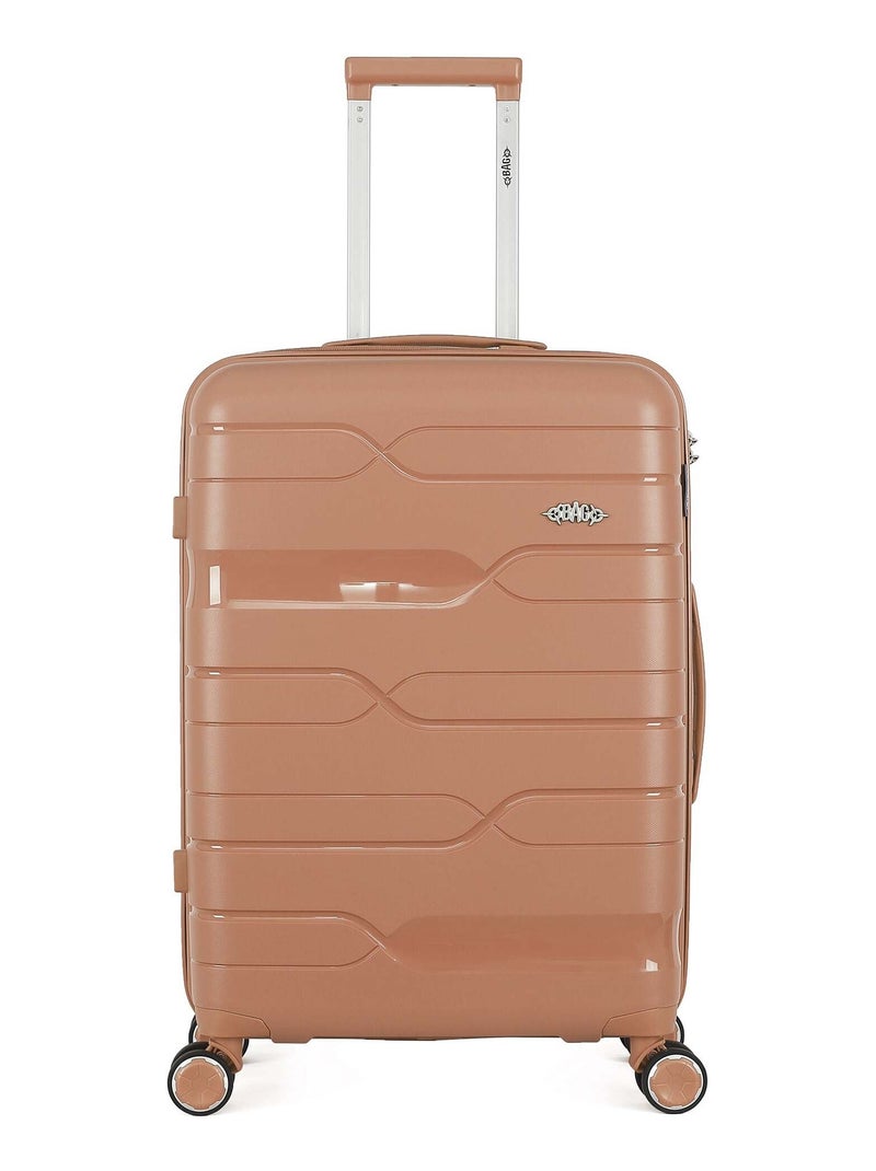OBAGO - Valise Weekend PEGASE 65 cm 4 Roues Vieux rose - Kiabi