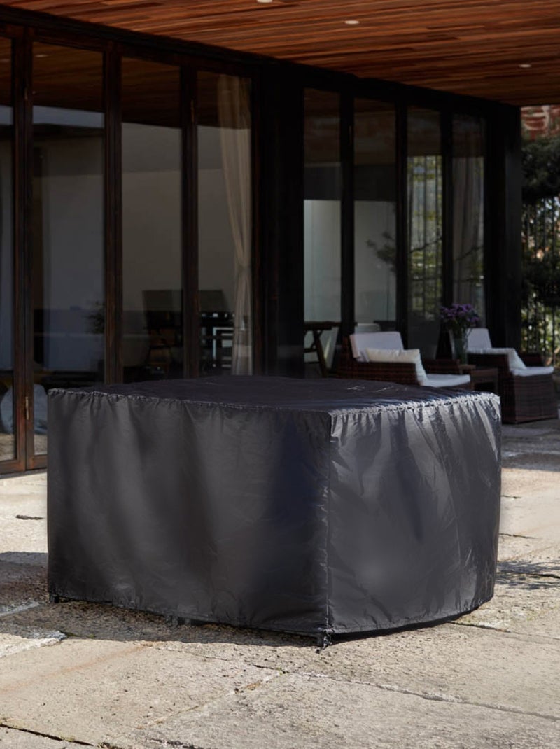 OBAL Housse de protection pour salon de jardin 119 x 119 x 70 cm Noir - Kiabi