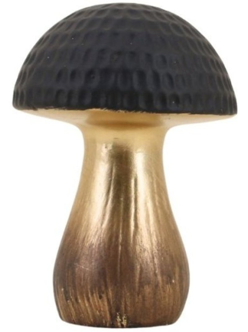 Objet déco champignon doré 17cm Doré - Kiabi