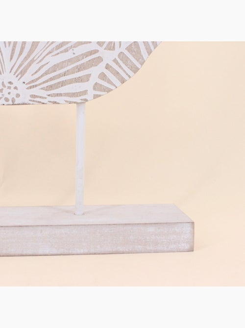 Objet déco en bois à poser 34x24cm - Kiabi