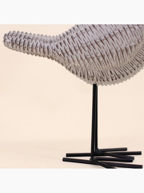 Objet déco oiseau en polyrésine 14cm - Kiabi