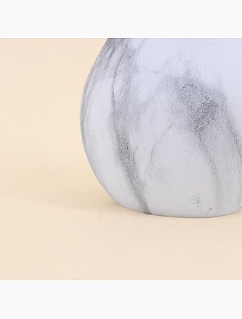 Objet déco poire effet marbre 12cm