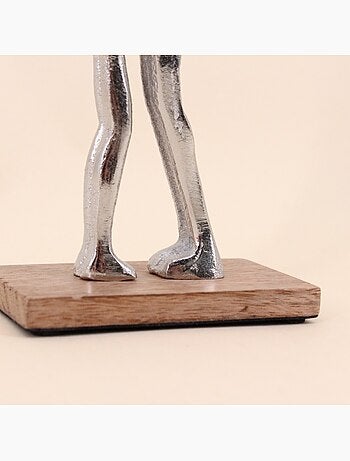 Objet déco silhouette couple 19cm