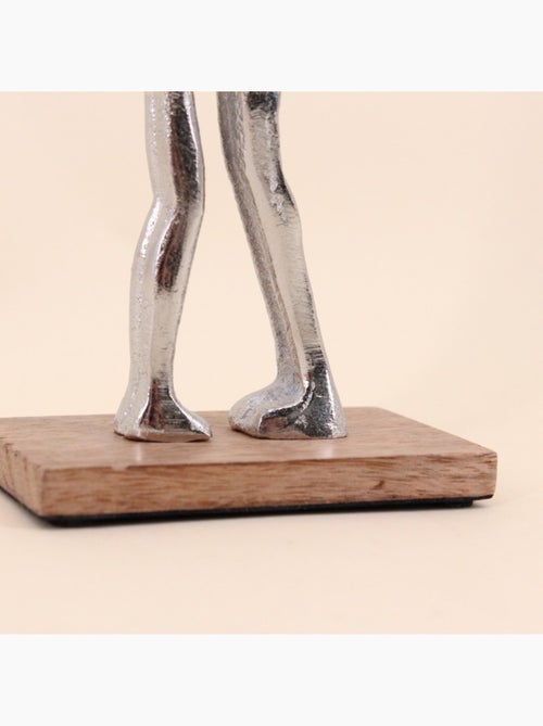 Objet déco silhouette couple 19cm - Kiabi