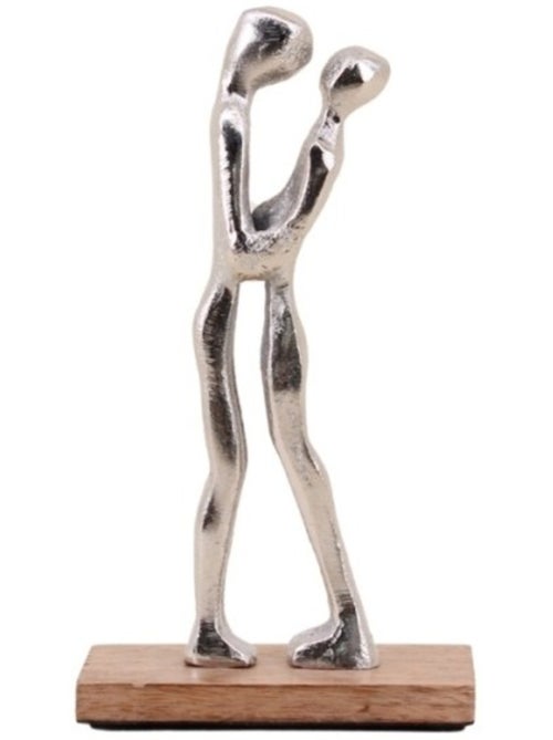 Objet déco silhouette couple 19cm - Kiabi