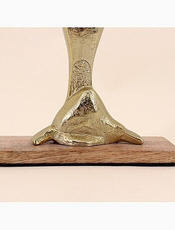 Objet déco silhouette danseuse 18cm