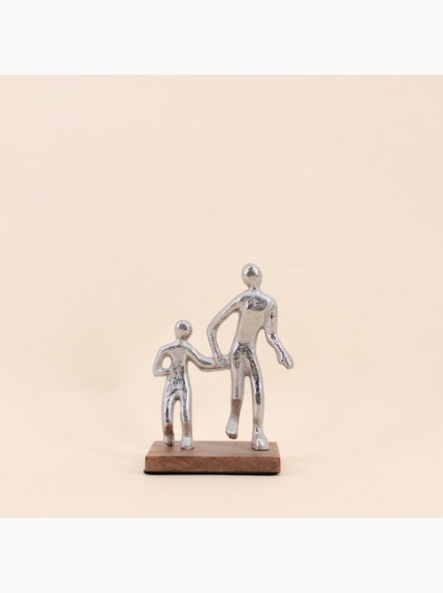 Objet déco silhouette famille 15cm - Kiabi