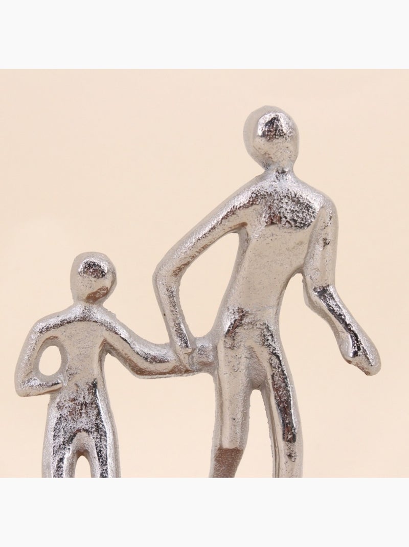 Objet déco silhouette famille 15cm Gris - Kiabi