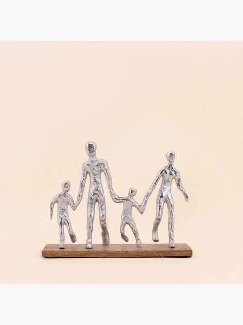 Objet déco silhouette famille 20cm - Kiabi