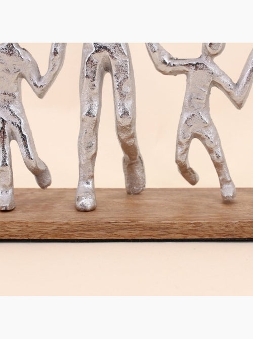 Objet déco silhouette famille 20cm - Kiabi