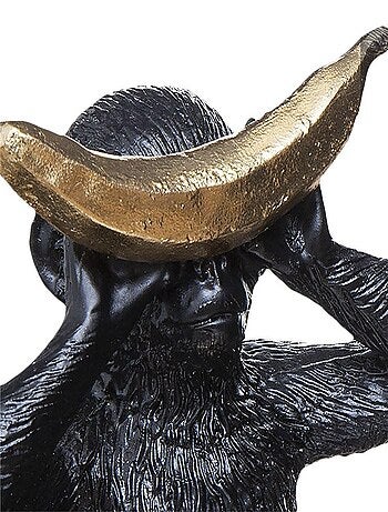 Objet résine singe sagesse