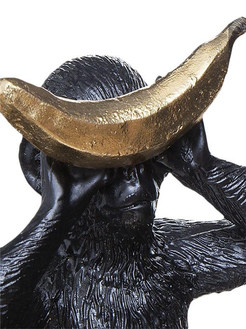 Objet résine singe sagesse - Kiabi