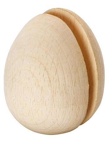Oeuf en bois à couper