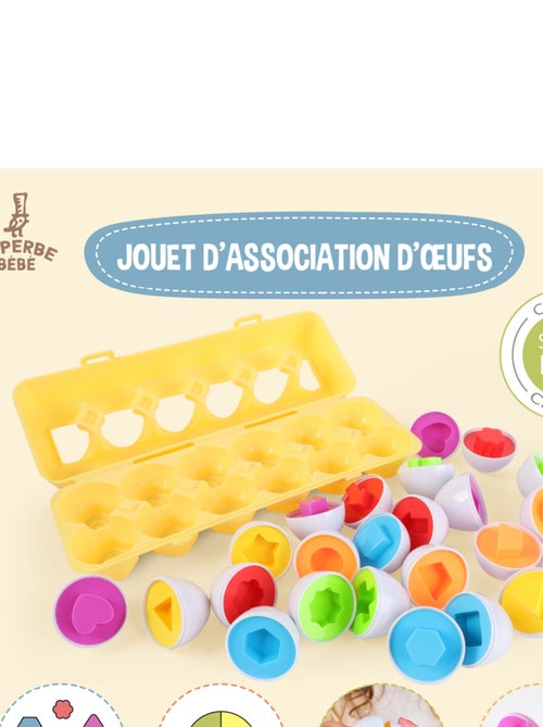 Oeufs à assembler - Jeu d'éveil | SUPERBE BEBE - Kiabi