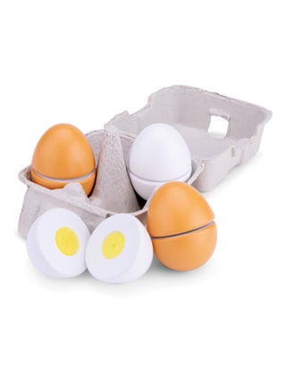 Oeufs en bois à découper