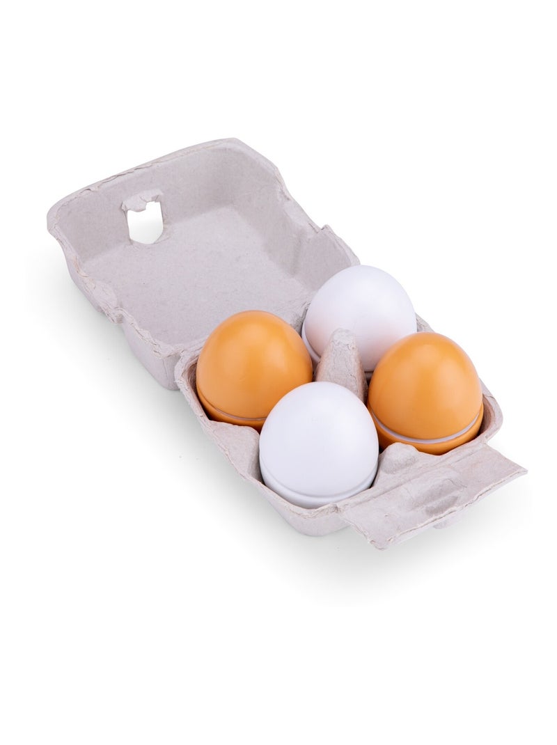 Oeufs en bois à découper Beige - Kiabi