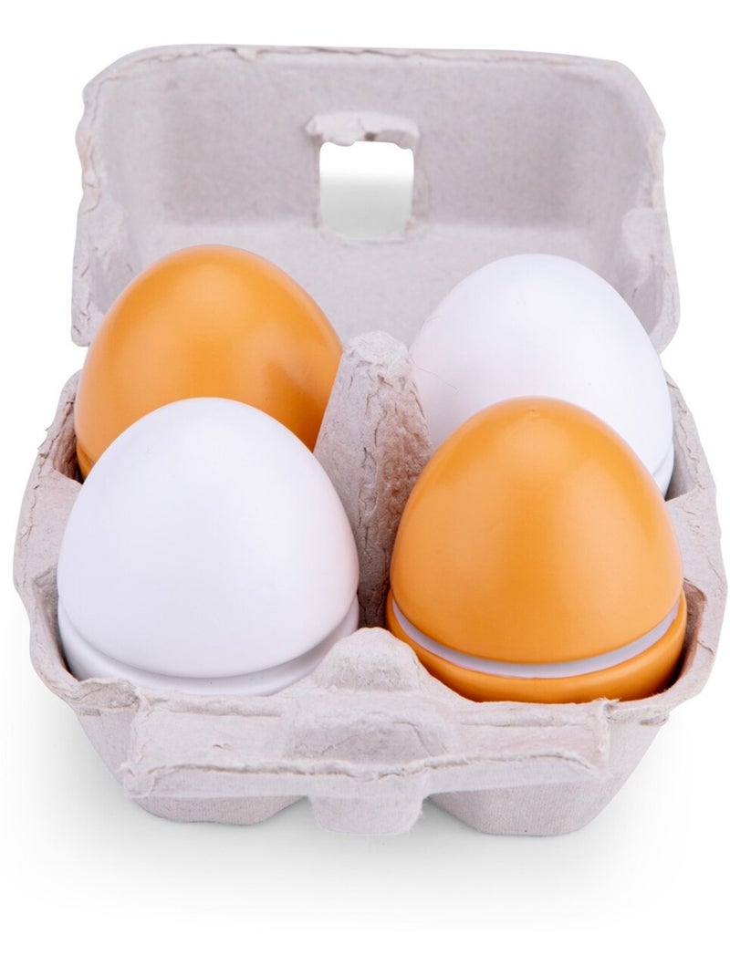 Oeufs en bois à découper Beige - Kiabi