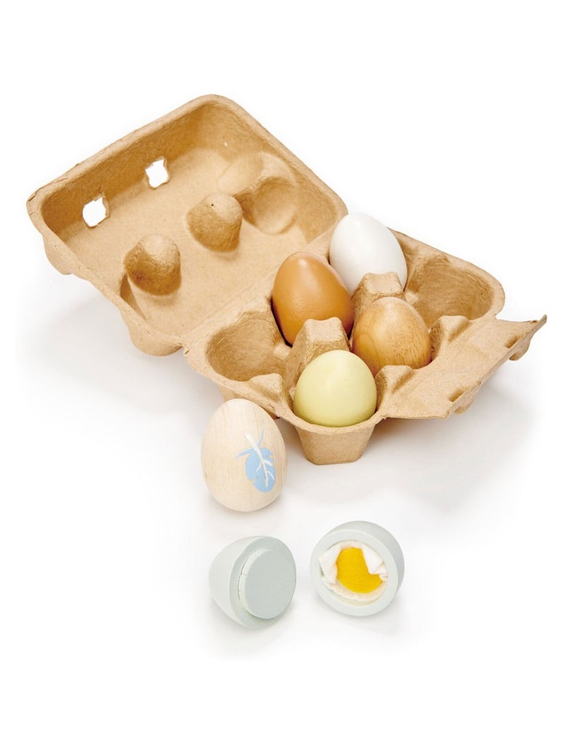 Oeufs en bois Beige - Kiabi