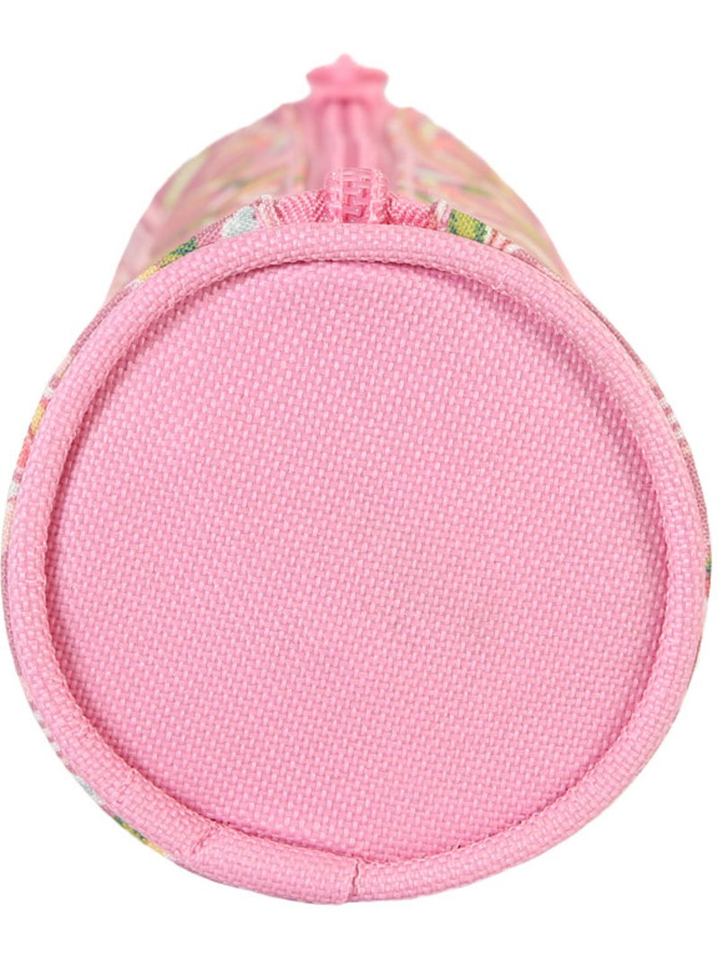 Offshore - Trousse ronde rose palmiers - Bagtrotter Rose - Kiabi