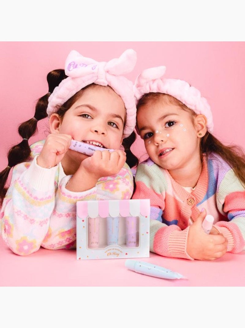 Oh Flossy - Coffret de 3 Lipgloss Violet - Kiabi