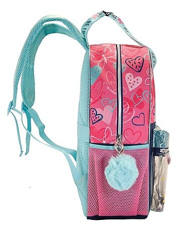 Oh My Pop Be Free Sac à dos Glitter, Rose