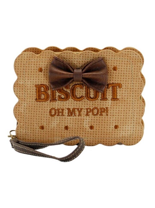Oh My Pop Biscuit Portefeuille Petit, Beige - Kiabi Oh My Pop Biscuit Portefeuille Petit, Beige - Kiabi