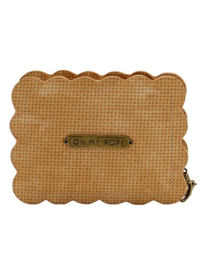 Oh My Pop Biscuit Portefeuille Petit, Beige Beige - Kiabi