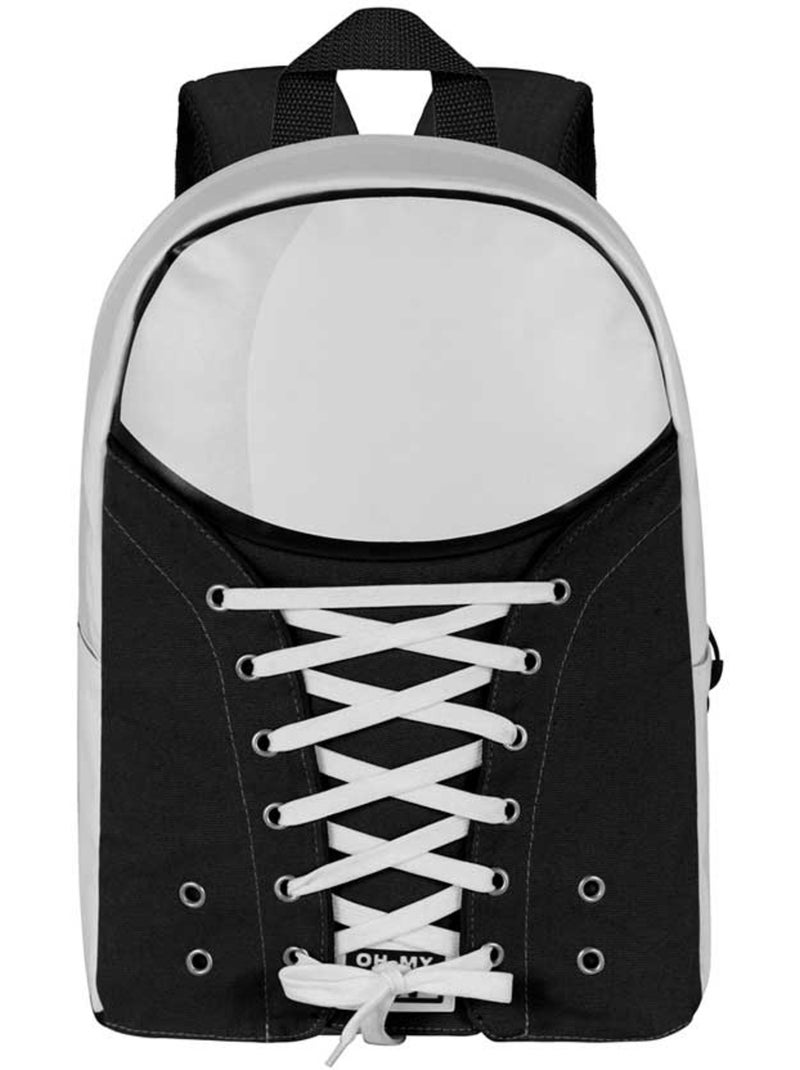 Oh My Pop Black Sac à dos Sneakers, Noir Noir - Kiabi