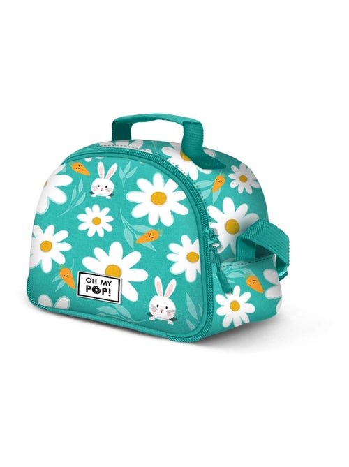 Oh My Pop Blooming Sac Repas Thermal Lunch Bag, Turquoise - Kiabi Oh My Pop Blooming Sac Repas Thermal Lunch Bag, Turquoise - Kiabi