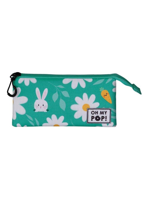 Oh My Pop Blooming Trousse Triple, Turquoise - Kiabi
