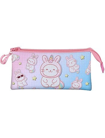Oh My Pop Bunicat Trousse Triple, Rose