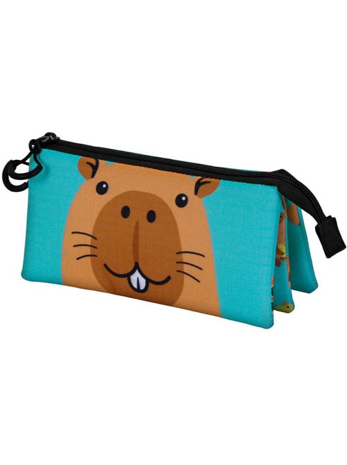 Oh My Pop Capy Trousse Triple, Vert - Kiabi