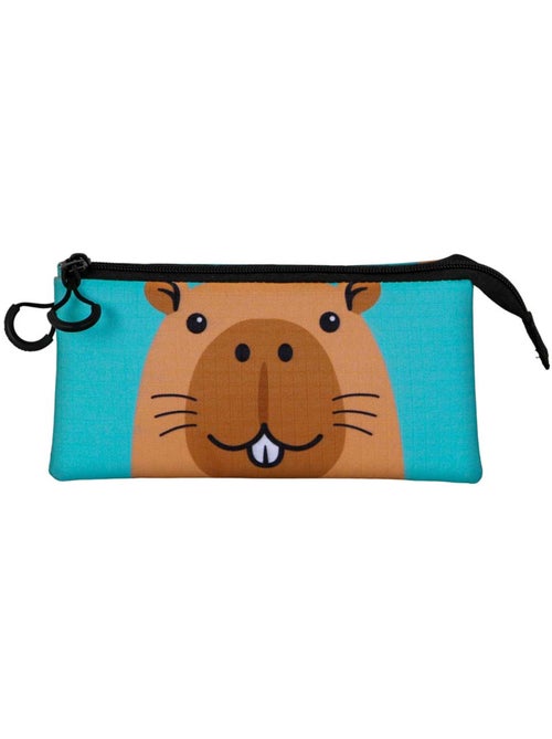 Oh My Pop Capy Trousse Triple, Vert - Kiabi