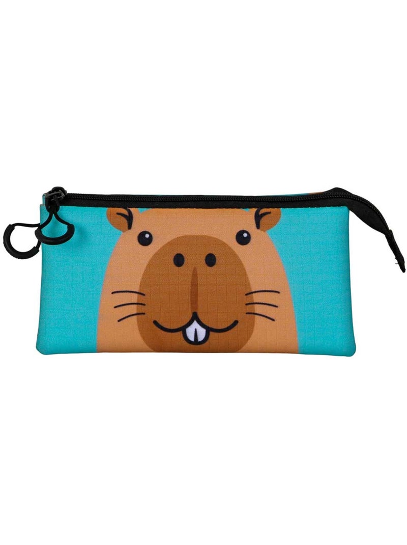 Oh My Pop Capy Trousse Triple, Vert Vert - Kiabi