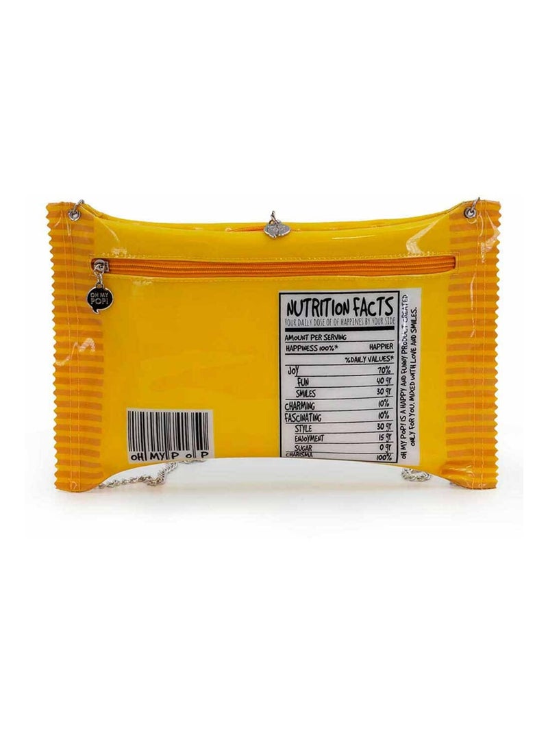 Oh My Pop Chococandy Sac à Bandoulière Chaîne, Jaune Jaune - Kiabi